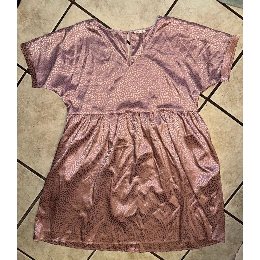 Women's Jodifl Pink Leopard Print Dress Size Medium